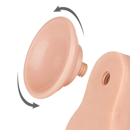 5-Dildo realistyczne Lovetoy dwuwarstwowe z przesuwającą się skórą 8.5 cala-5