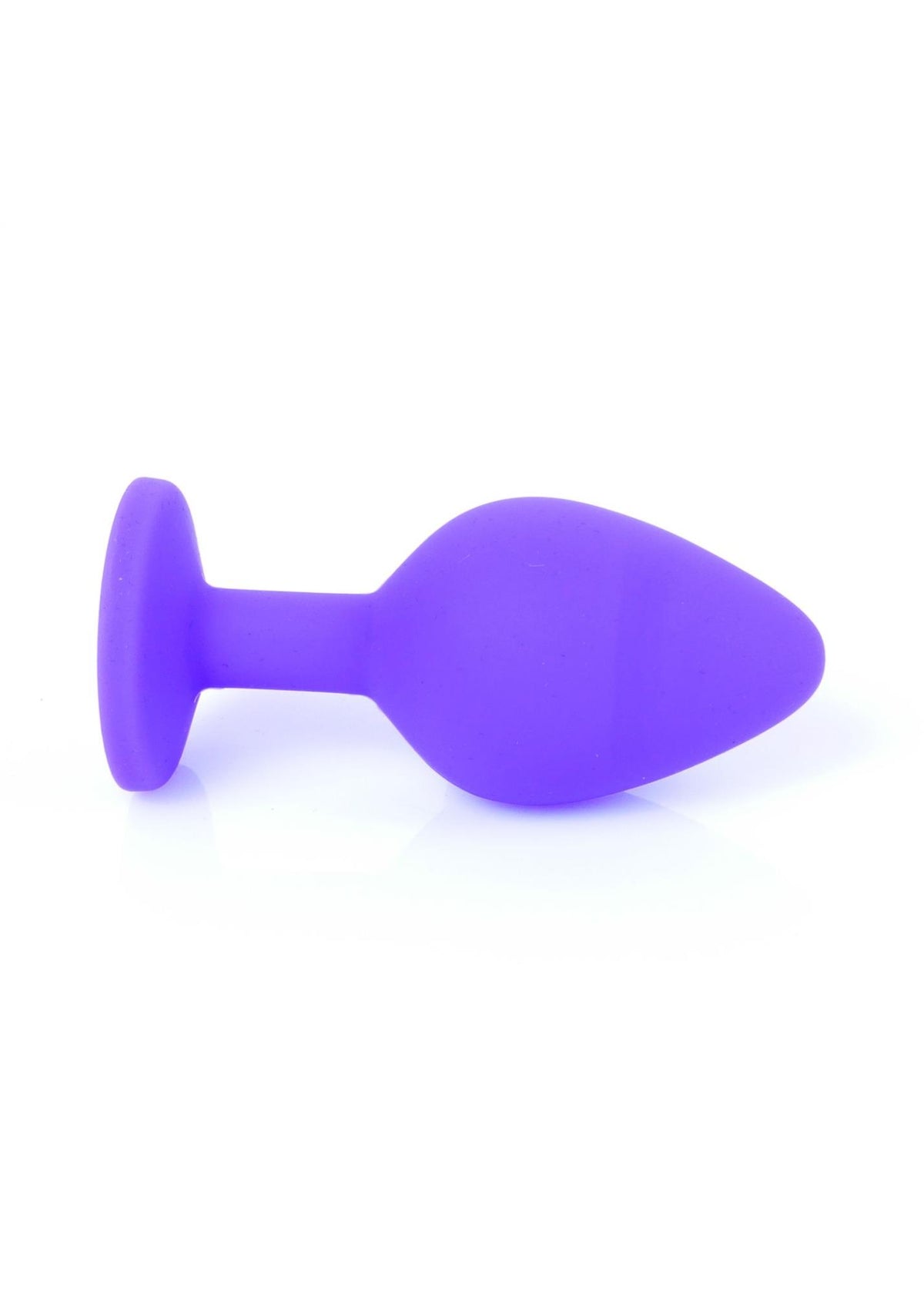 5-Silikonowy korek analny MyLove Toys fioletowy średni 8 cm-5