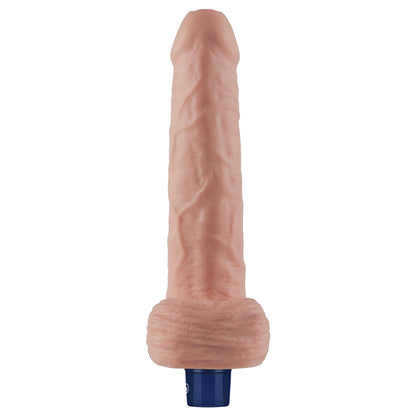5-Realistyczne dildo wibrujące Lovetoy Real Softee 23 cm cieliste USB-5