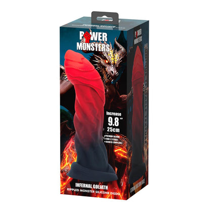 7-Dildo silikonowe Power Monsters Infernal Goliath 25 cm-7