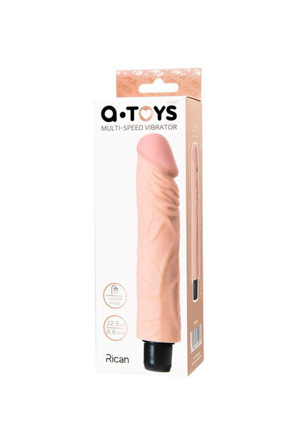7-Wibrator realistyczny A-Toys cielisty 22 cm-7