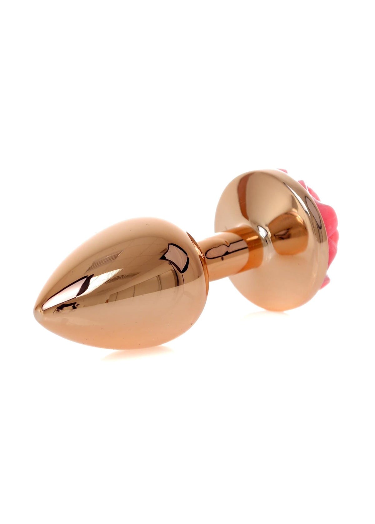 8-Korek analny z różą MyLove Toys różowy 7 cm-8