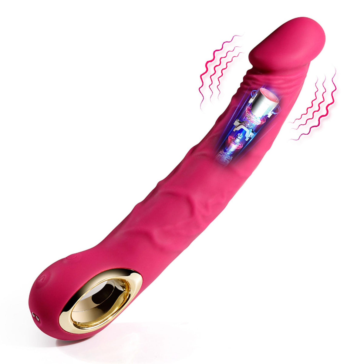 5-Wibrator Jump-O realistyczny silikonowy cielisty USB wodoodporny-5