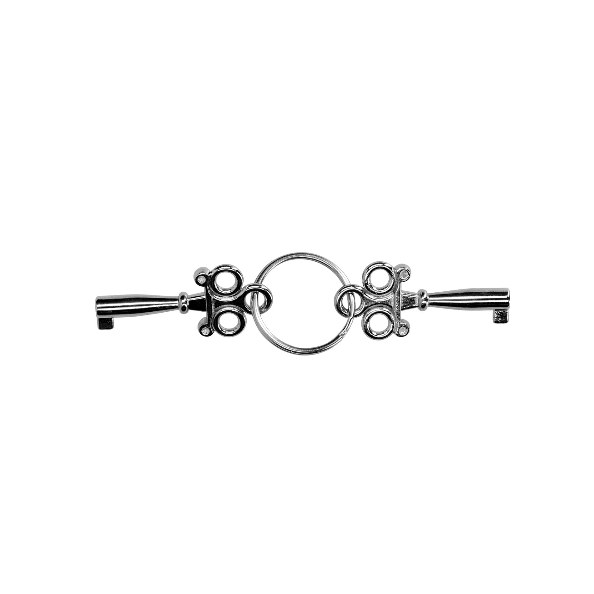 8-Metal Hand Cuffs - Silver-8