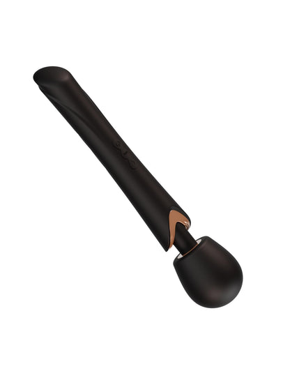 5-Masażer wibracyjny silikonowy Perfect Wand czarny USB-5
