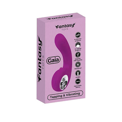 5-Stymulator punktu G silikonowy Fantasy wibrujący uderzający USB 18 cm-5