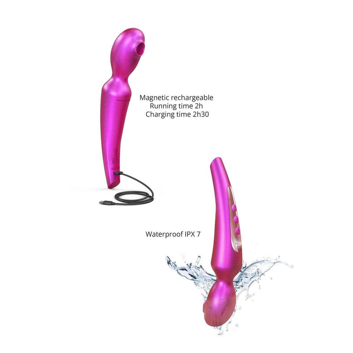 8-Stymulator łechtaczki Pleaser iridescent berry Love to Love-8