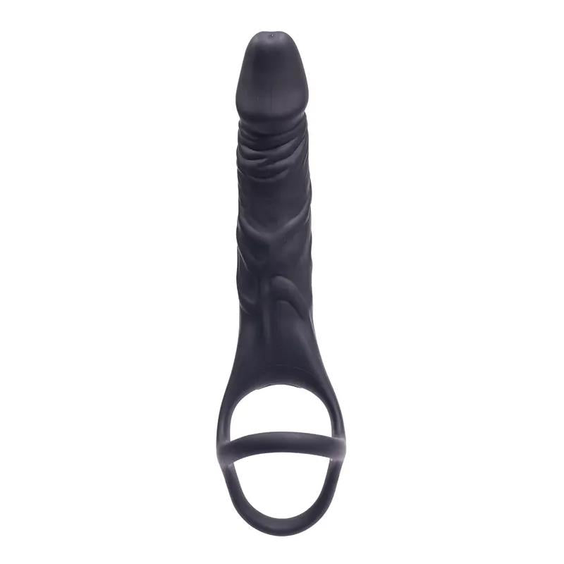 7-Dildo wibrujące do podwójnej penetracji Fantasy Hephaestus USB 19,5 cm-7