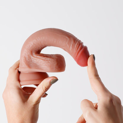 8-Dildo realistyczne Crushious Inviktus silikonowe 19 cm-8