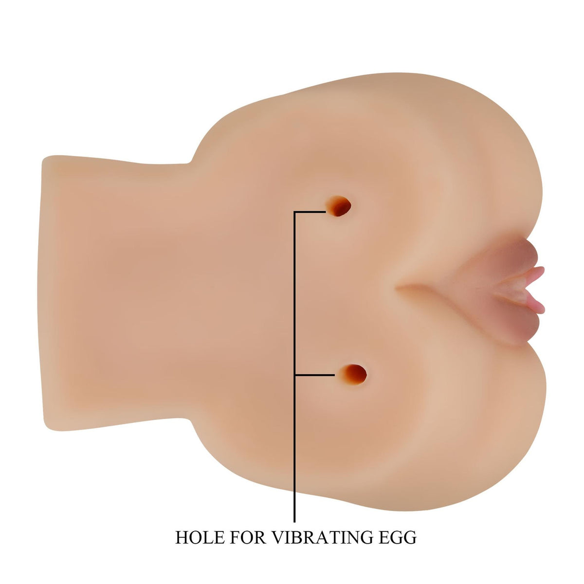 6-CRAZY BULL - Kylie, Vibration Double holes  TPR ABS-6