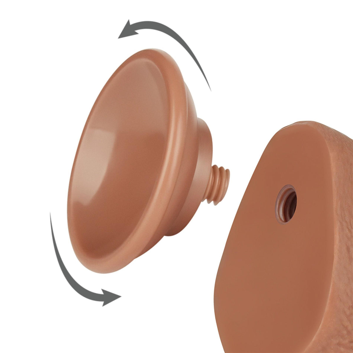 5-7.5'' Sliding Skin Dual Layer Dong Brown-5