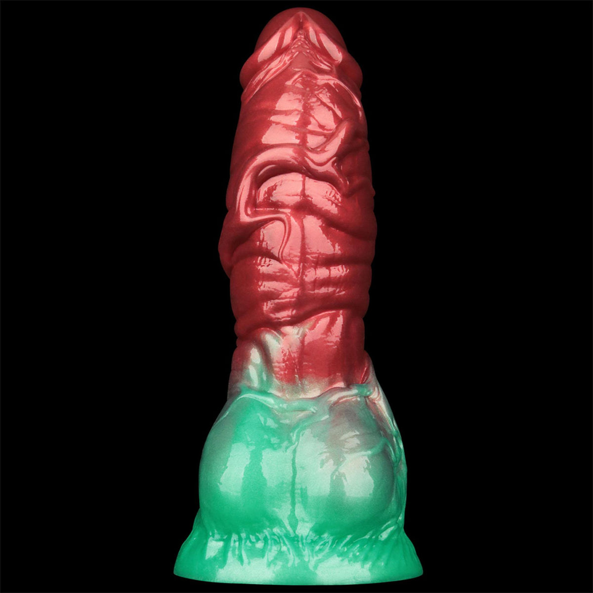 6-7.5'' Dual Density Silicone Inflatable Dildo-6