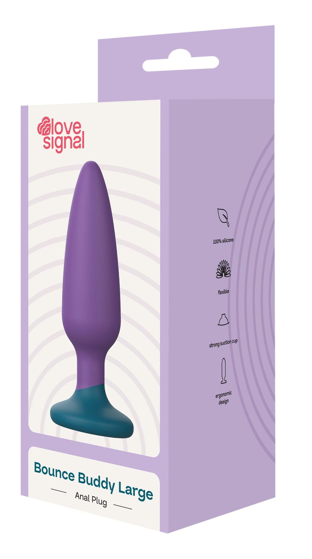5-Korek analny Bounce Buddy Large silikonowy 13 cm-5