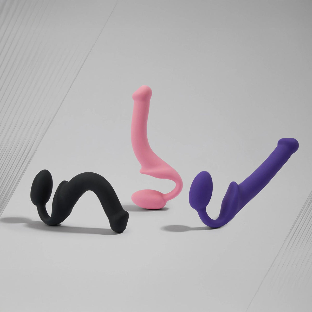 6-Strapon silikonowy półrealistyczny giętki Dorcel różowy M-6