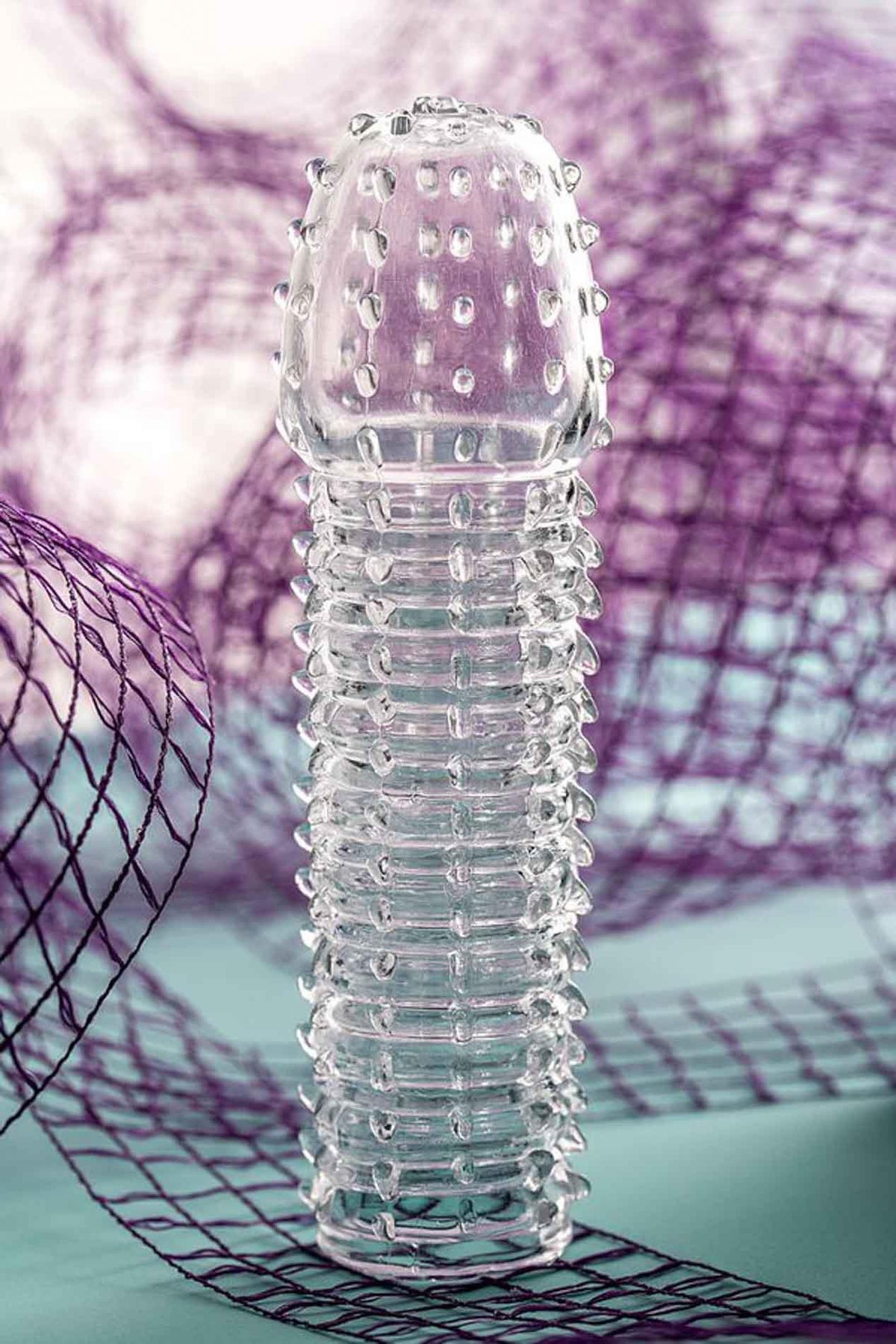 6-Przedłużacz penisa A-Toys przezroczysty 15 cm-6