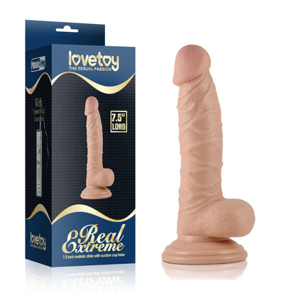 7-7.5"" Real Extreme Dildo Flesh-7