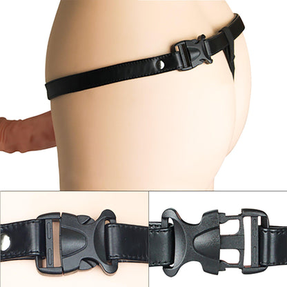 7-Vibrating Unisex Hollow Strap On-7