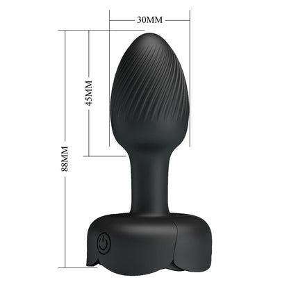 8-Korek analny wibrujący Pretty Love Olman silikonowy LED 10 wibracji-8