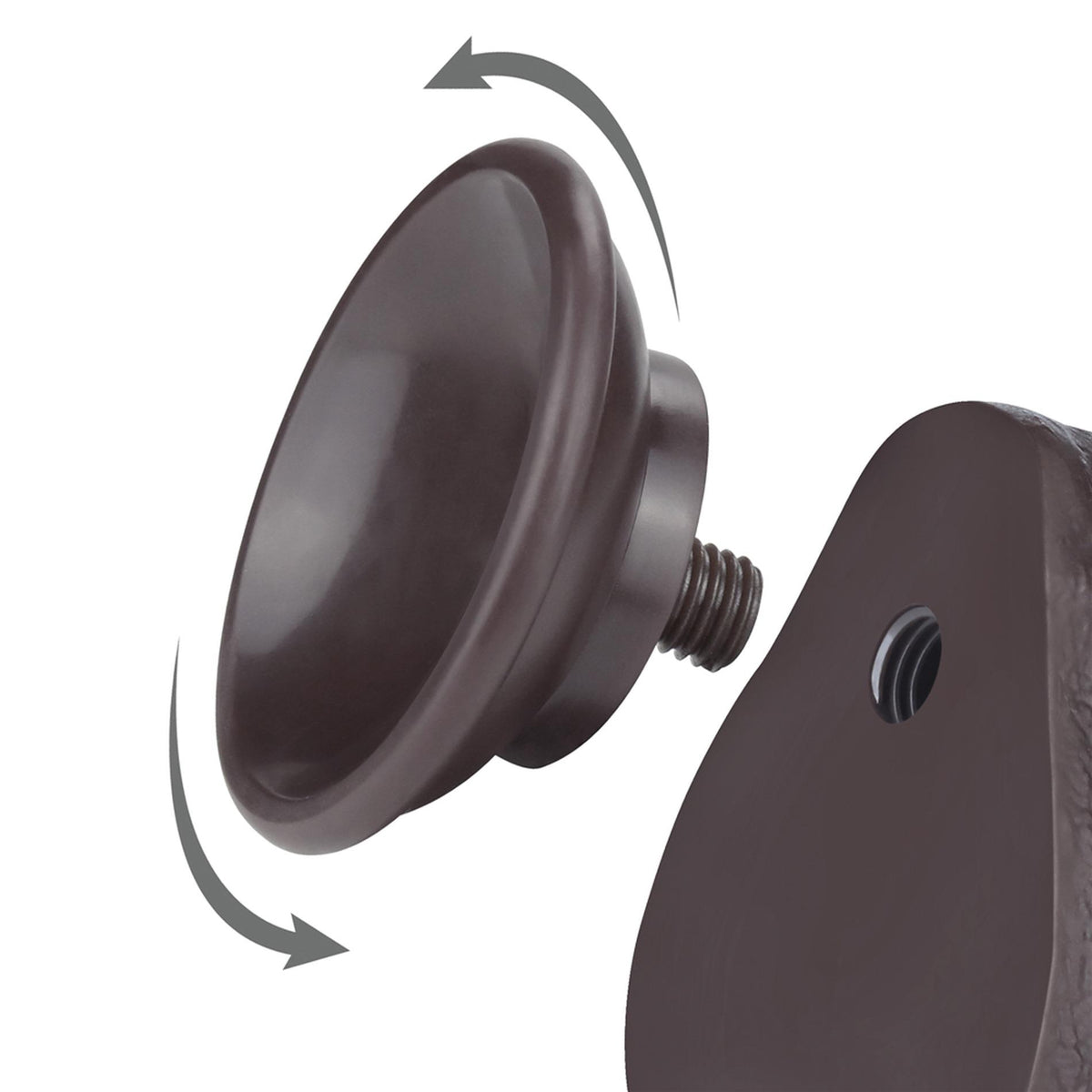 5-8.5'' Sliding Skin Dual Layer Dong Black-5