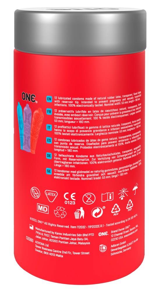 8-Prezerwatywy ONE Tattoo Touch teksturowane 12 sztuk-8