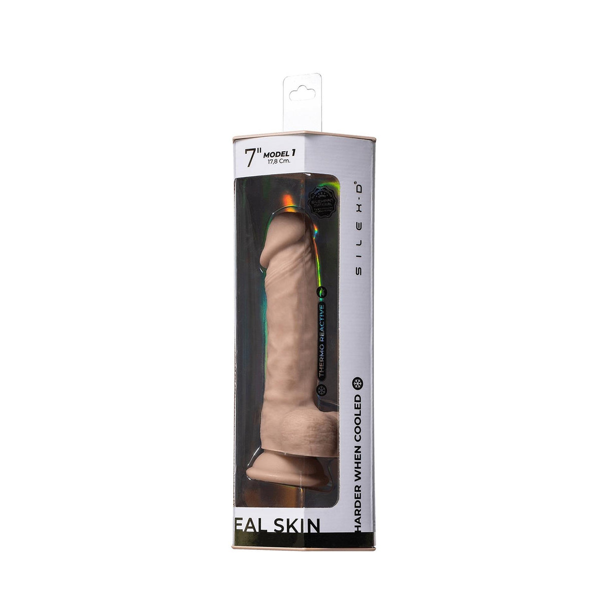 10-Dildo realistyczne Silexd Model 1 cieliste 18 cm-10