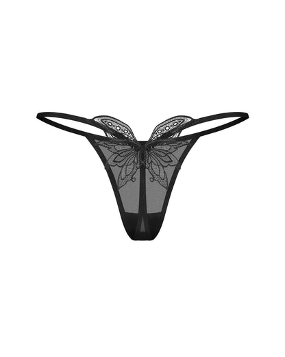 6-Stringi Veyane Obsessive z koronkowym motylem 2XL/3XL-6