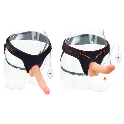 6-Vibrating Easy Strapon Set 8.5''-6