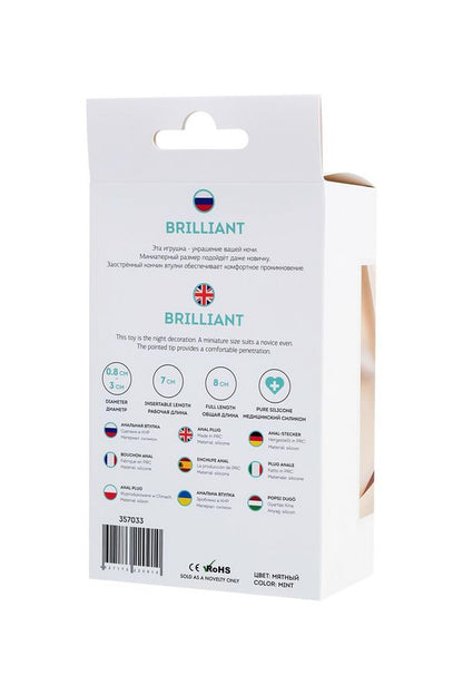 8-Korek analny Brilliant ToDo kompaktowy dla początkujących-8