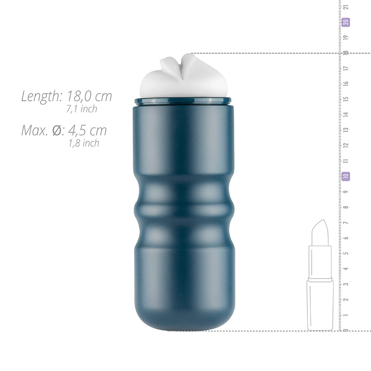 5-Masturbator ustny FPPR biały 18 cm-5