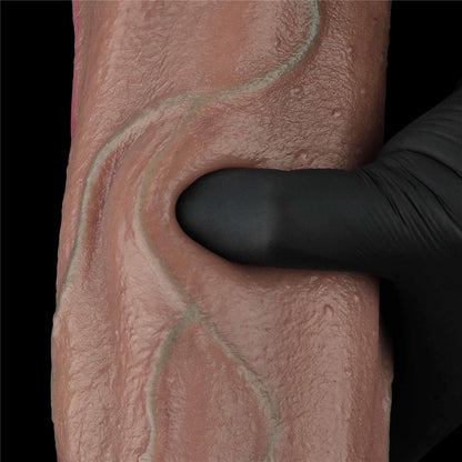 6-13"""" Dual Layered Silicone Cock XXL-6