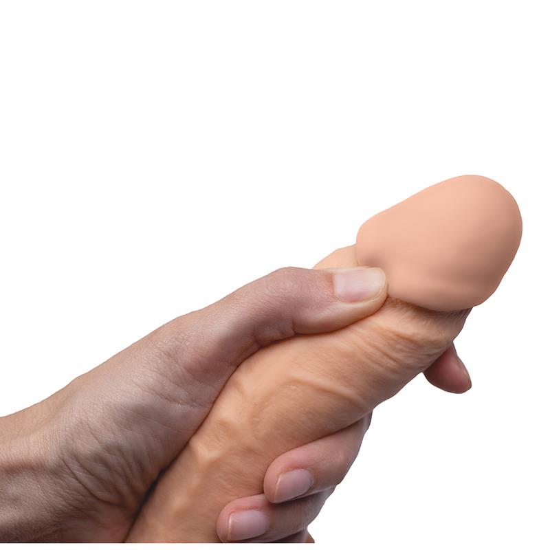 7-Dildo realistyczne rotacyjne wibrujące Fantasy 19 cm USB-7