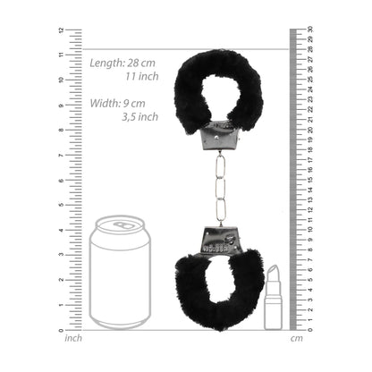 8-Kajdanki futrzane dla początkujących Ouch! 28,5 cm-8