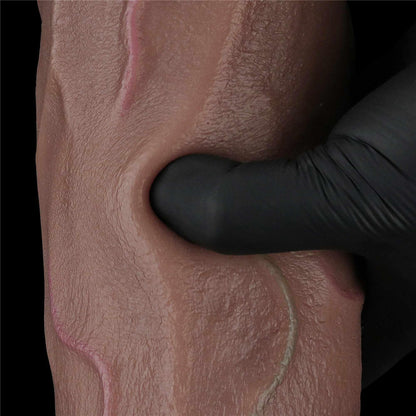 5-12"""" Dual Layered Silicone Cock XXL-5