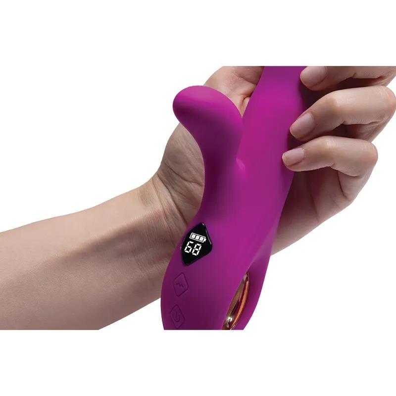 6-Wibrator posuwisty punktu G Ares Fantasy silikonowy USB 23 cm-6