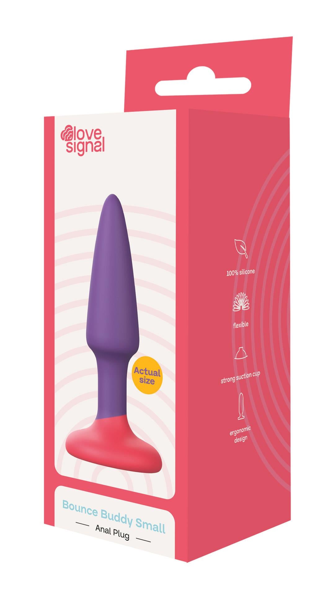 7-Korek analny silikonowy Bounce Buddy Small 9 cm Dream Toys-7