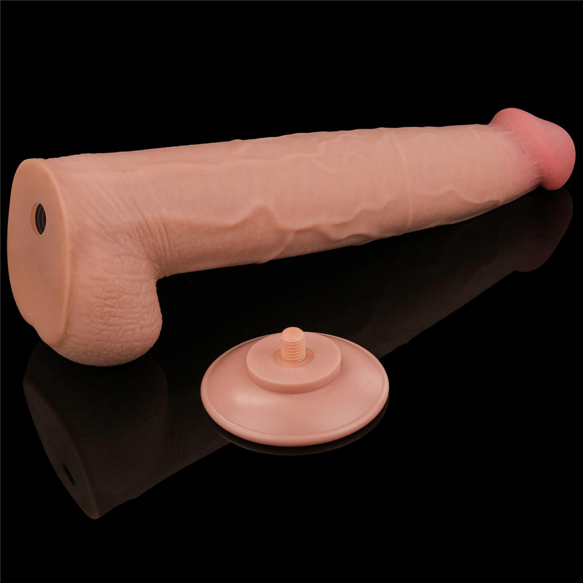 8-13.5'' King Sized Sliding Skin Dual Layer Dong-8