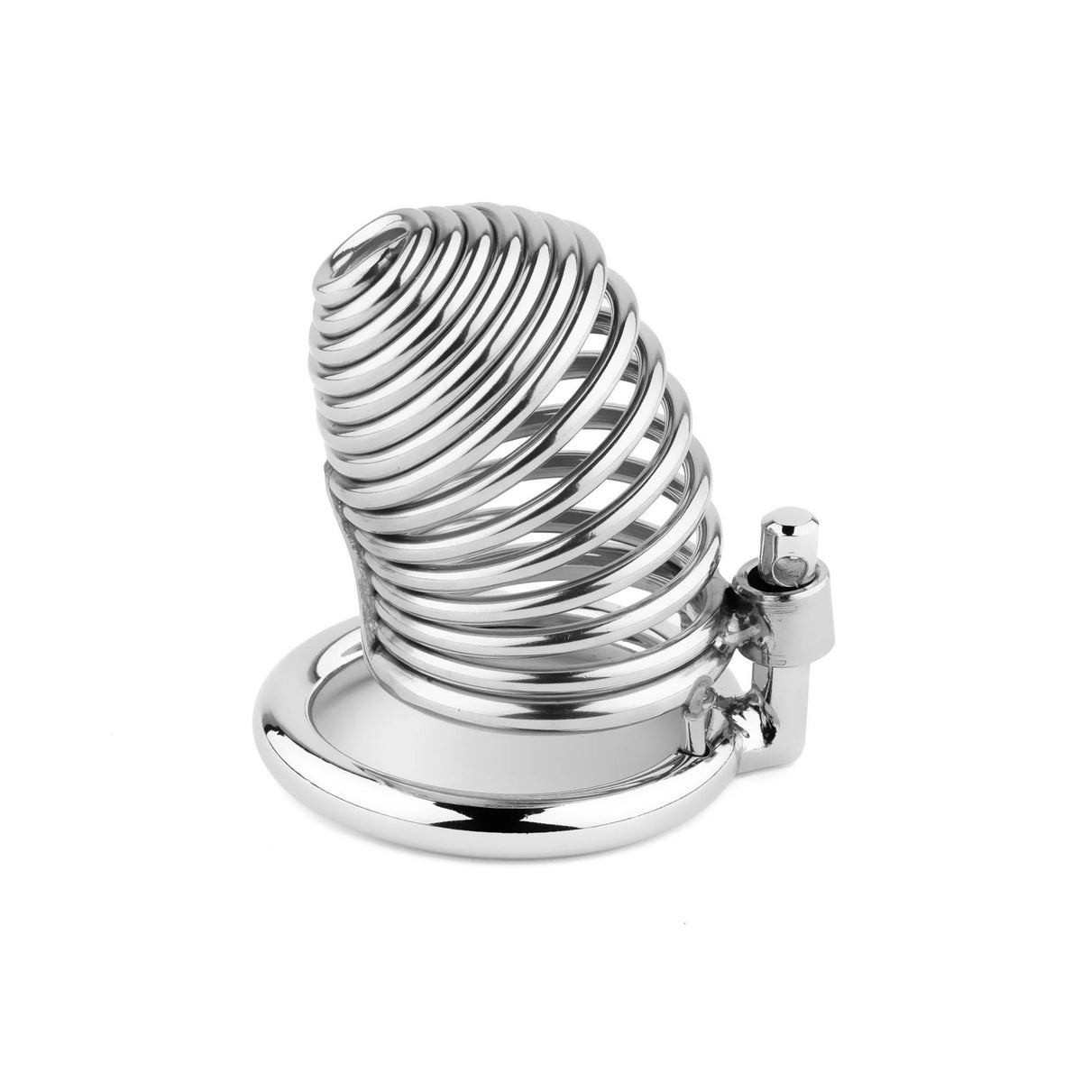 5-Stalowa spiralna klatka na penisa B Series HeavyFun 7,7 cm-5