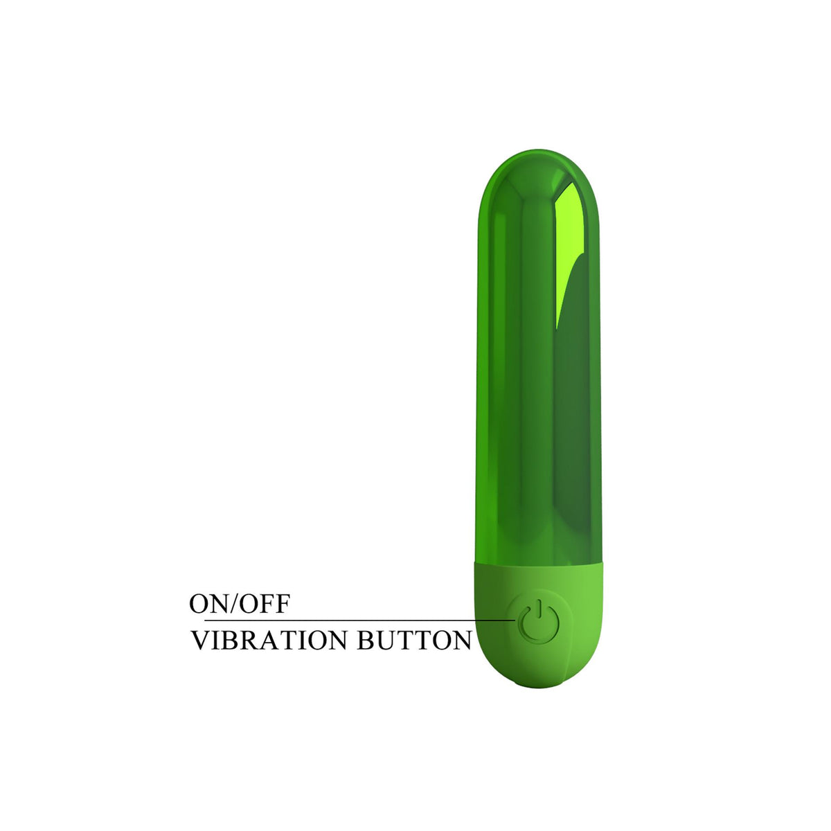 5-Mini wibrator bullet Pretty Love Kiwi zielony ładowany-5