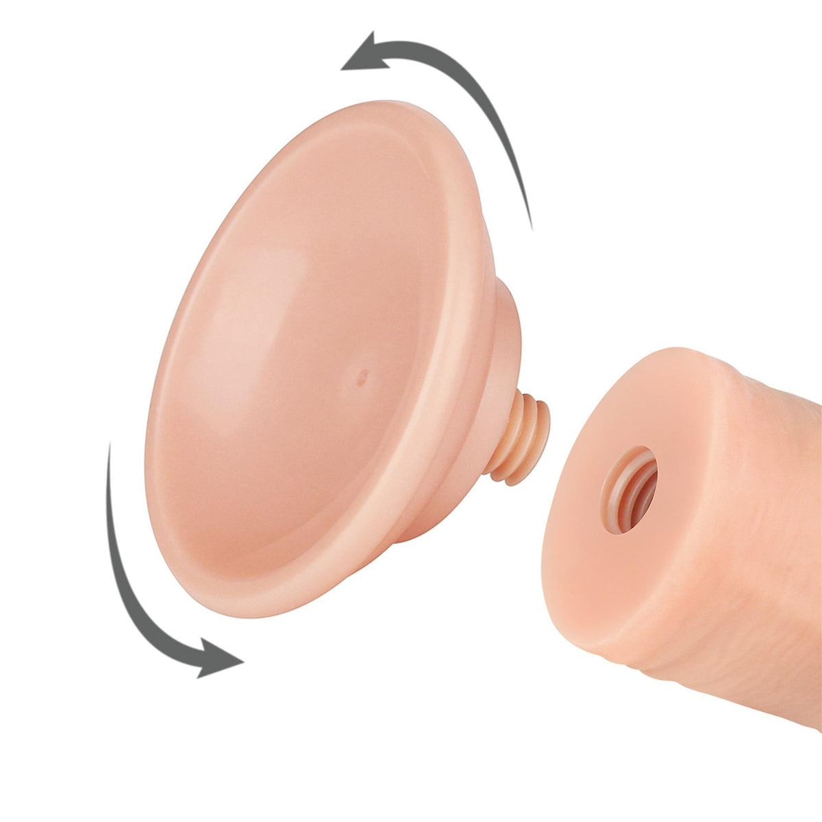 6-8'' Sliding Skin Dual Layer Dong Flesh-6