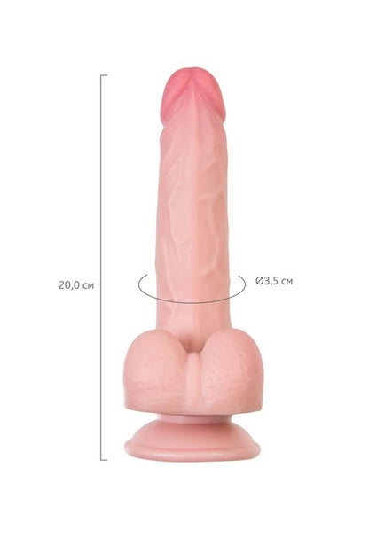 7-Dildo realistyczne My Pretty RealStick cieliste TPE 20 cm-7