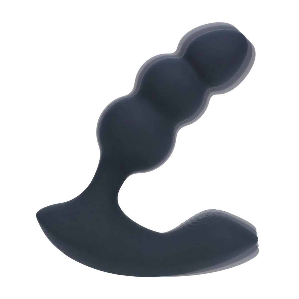 9-Korek analny wibrujący koralikowy Levelz zdalny czarny 14 cm USB-9