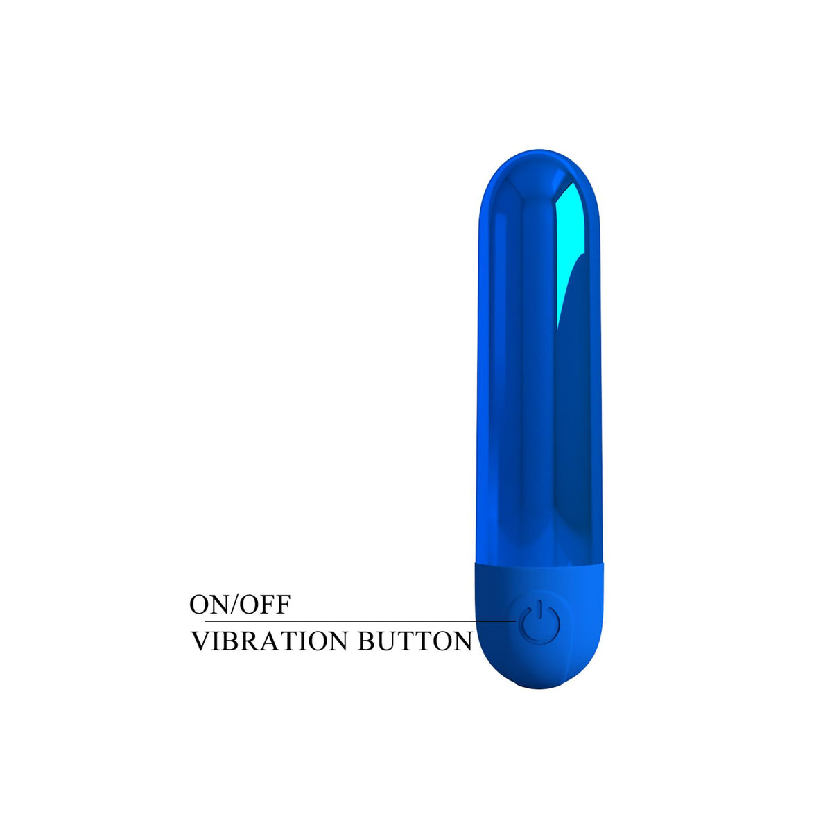 8-Mini wibrator bullet Pretty Love Kiwi niebieski-8