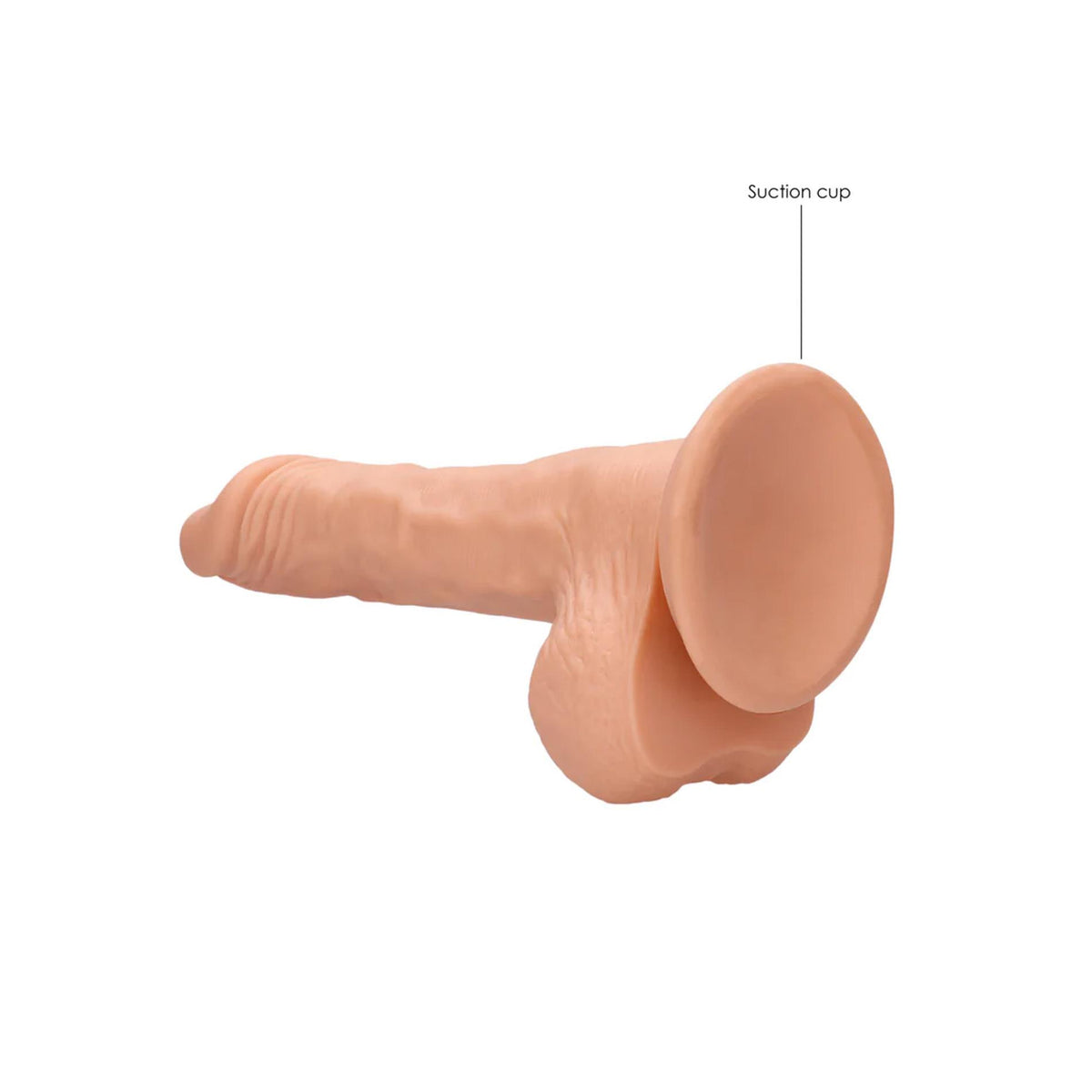 6-Dildo realistyczne RealRock z jądrami 21.5 cm-6
