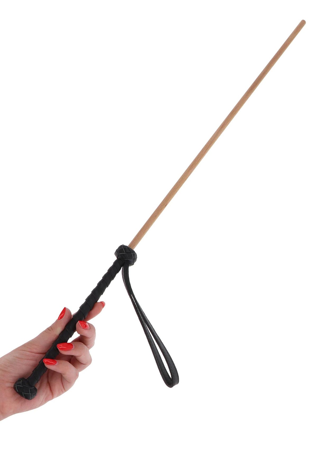 8-Laska posłuszeństwa Hidden Desire 60 cm czarna-8