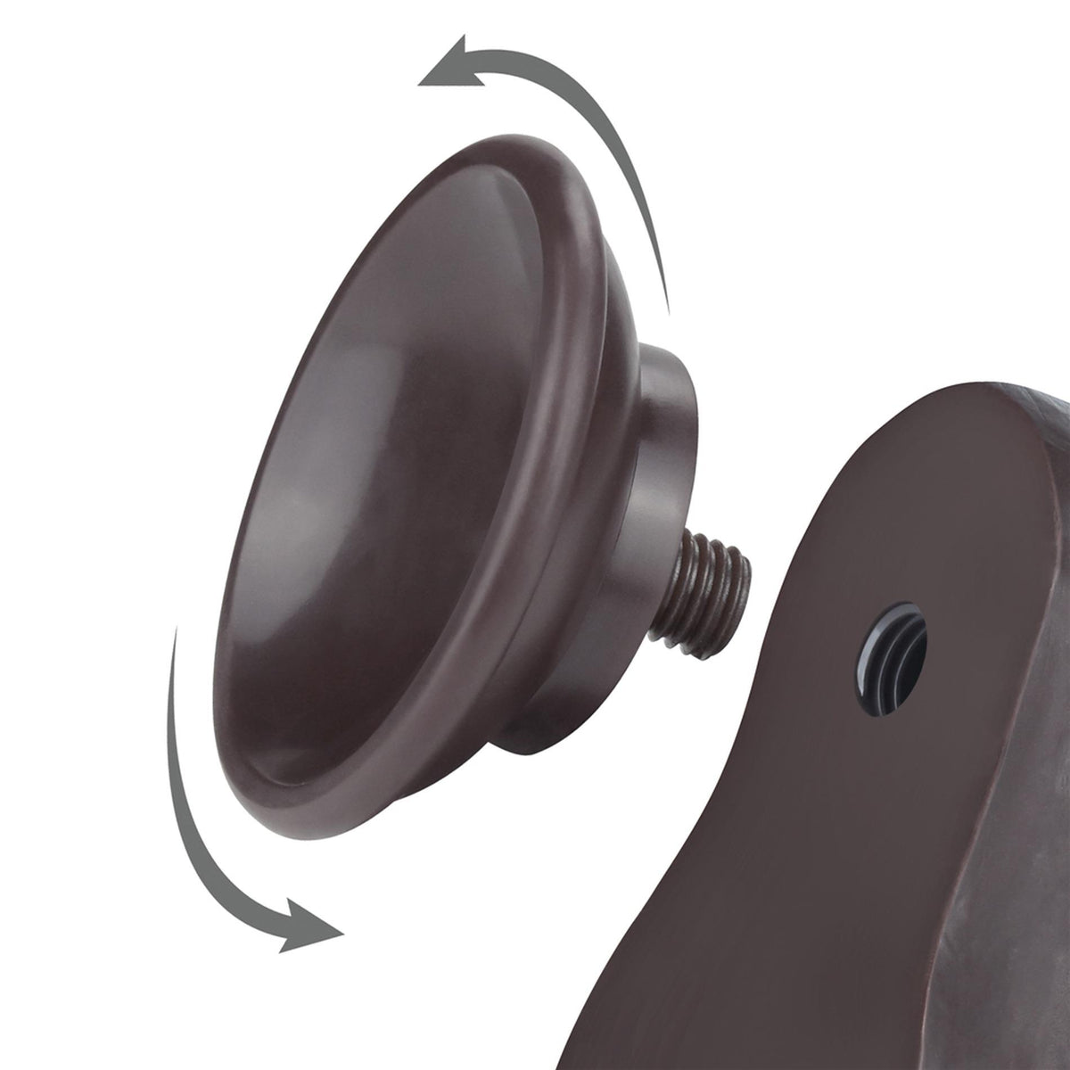 6-8.5'' Sliding Skin Dual Layer Dong Black-6