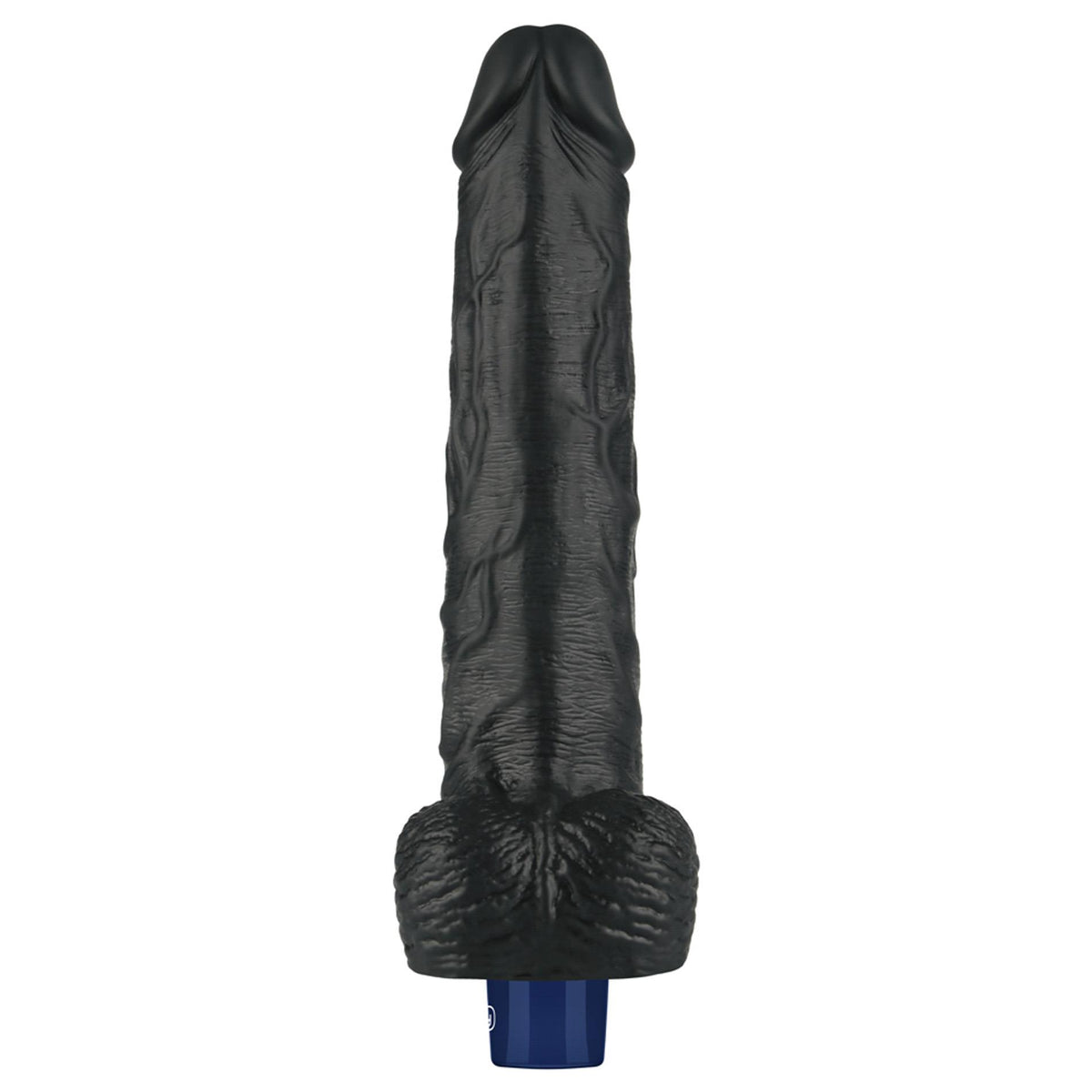 9-Dildo realistyczne wibrujące Lovetoy Real Softee czarne USB 25cm-9