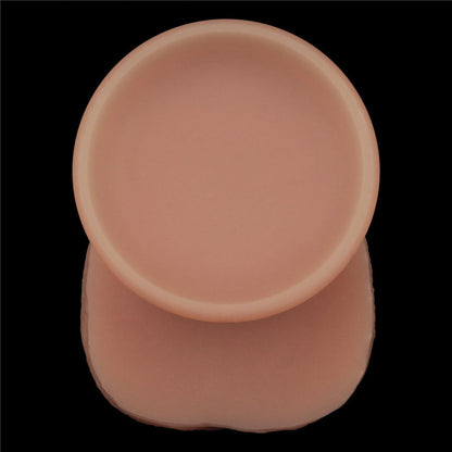 5-9'' Sliding Skin Pro Dual Layer Silicone Dong-5