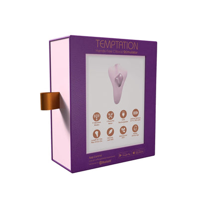 5-Wibrator Temptation Adrien Lastic sterowany aplikacją silikonowy USB-5