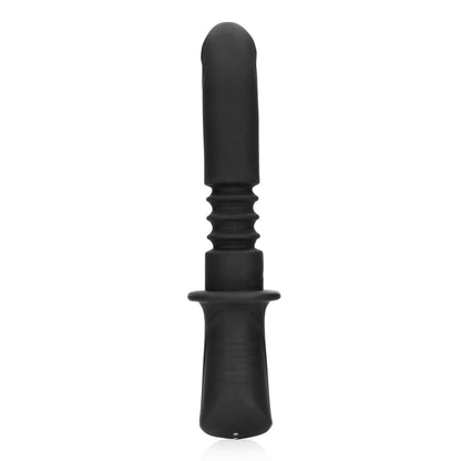 7-Hand Held Vibrating and Thrusting Sex Machine - Black-7