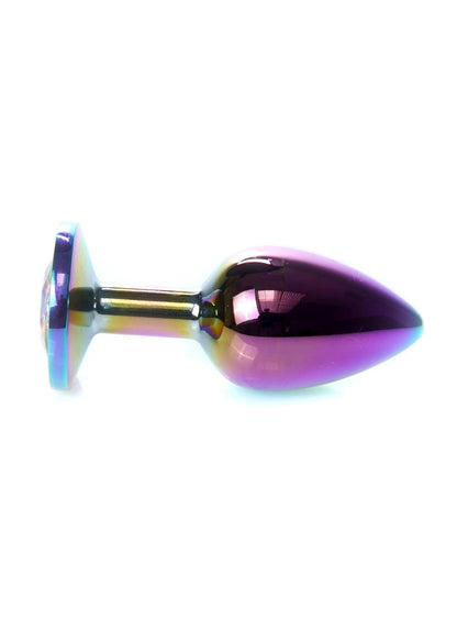 10-Korek analny ze stali nierdzewnej z diamencikiem MyLove Toys 7 cm-10